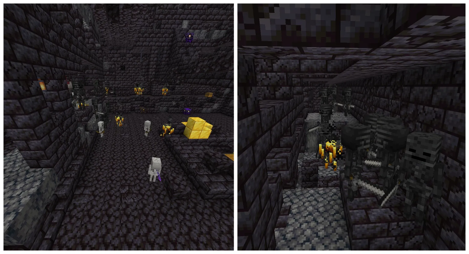 If wither skeleton raiders manage to kill all the piglins, then piglins will no longer spawn inside that Bastion Remnant. Only Wither Skeletons, Blazes, Skeletons will spawn.