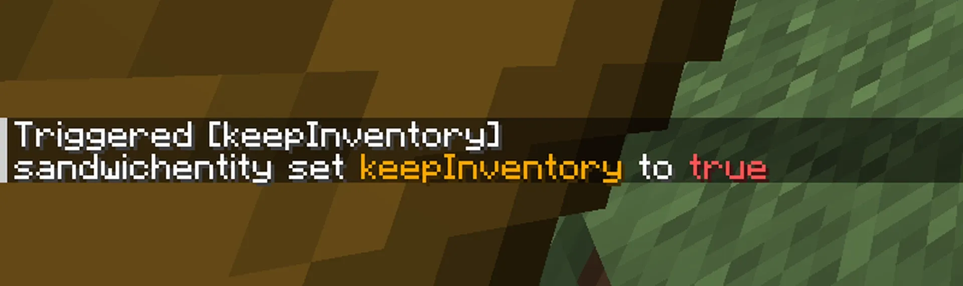 Server wide message when players change their keepInventory setting.